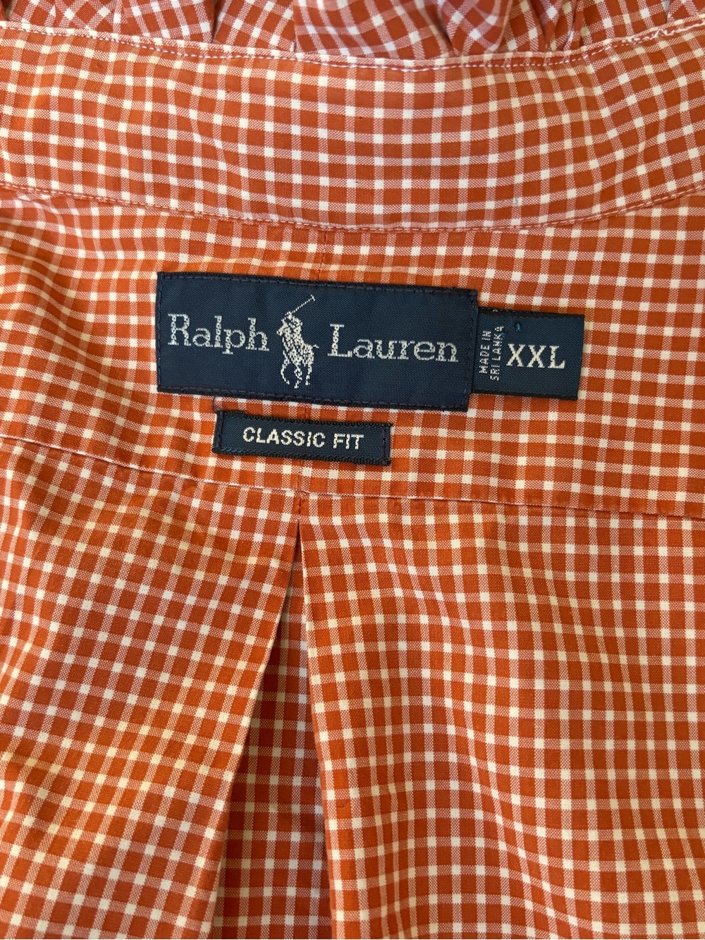 Reworked Ralph Lauren Ruffle Collar Button-Down Size L/XL - Picture 7 of 8